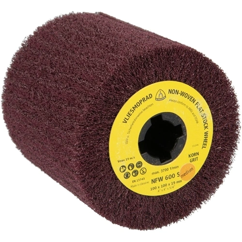 Klingspor szatináló vlies henger 100x100x19mm P NFW 600 S Coarse F130475
