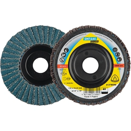 Klingspor lamellás csiszolótányér 115x22.23mm 60 SMT 645 N Egyenes F130535