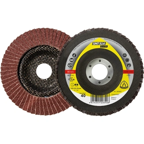 Klingspor lamellás csiszolótányér 125x22.23mm 36 SMT 314 N Kúpos F131051