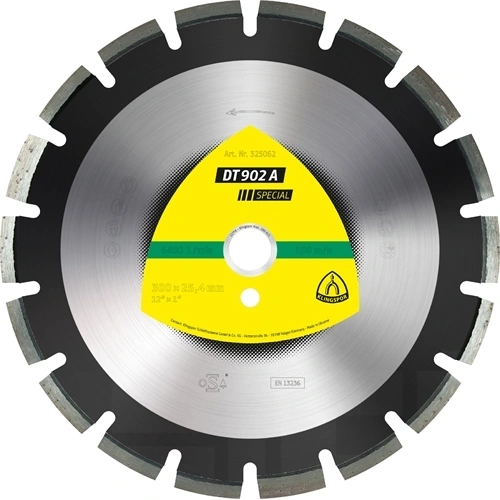 Klingspor gyémánttárcsa 350x3.2x25.4mm P DT 902A W=Széles foghézag F131098