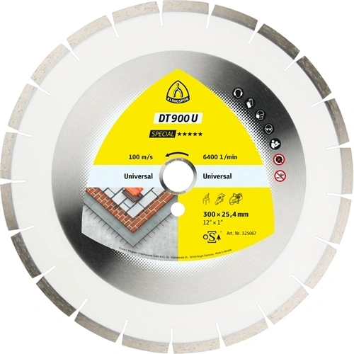 Klingspor gyémánt vágókorong 450x3.6x30mm P DT 900 U W=Széles foghézag F131116