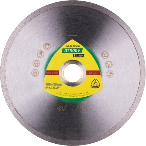 Klingspor gyémánt vágókorong 200x1.6x30mm P DT 300 F GR=folyamatos F131182
