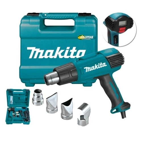 Makita HG6530VK 2000W 50-650°C hőlégfúvó 3 sebességes F132531