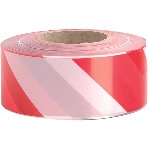 JSP figyelmeztető szalag piros/fehér 500 F135491