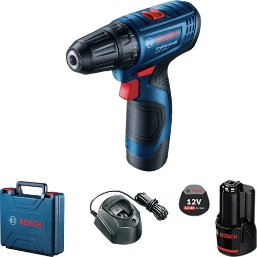 Bosch GSR 120-LI akkus fúró-csavarbehajtó 2x2.0Ah koffer F143012