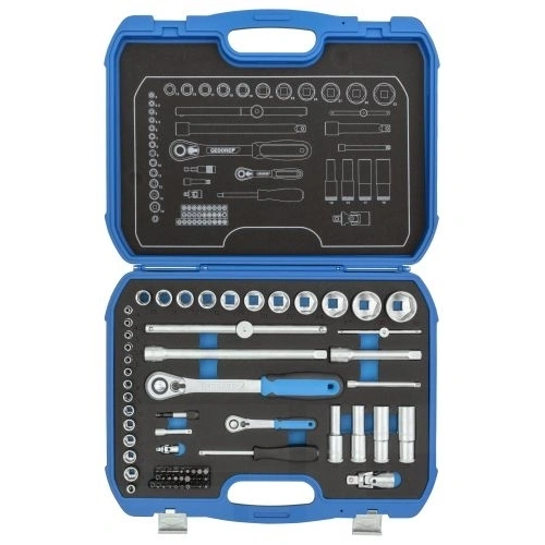 Gedore dugókulcs készlet 1/4"+1/2" 69 részes (19 BMC 20) F144613