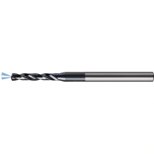 Gühring tömör keményfém mikro csigafúró TiAlN 1.90mm 5xD belső hűtésű F148203