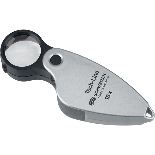 Schweizer összehajtható nagyító Tech-Line10.0xD22.8mm F154250