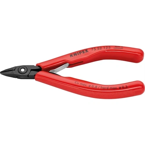 Knipex elektronikai oldalcsípő fogó hegyes fej barnított 125mm (Format katalógus) F154516