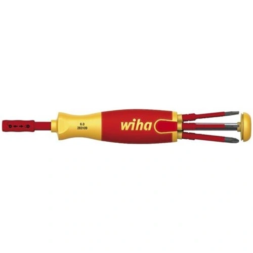 Wiha LiftUp electric csavarhúzó bittárral Phillips, PlusMinus/Pozidriv, lapos 6 slimBittel (38611) (Format katalógus) F155483