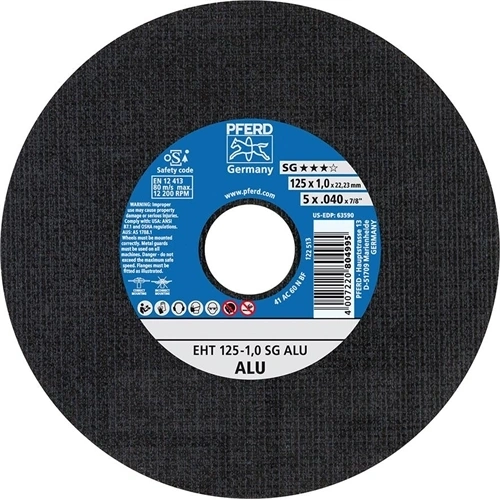 Pferd Vágókorong egyenes alumíniumhoz A46NSG 125x1.6mm F156127