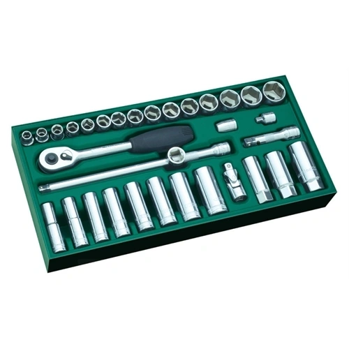 SATA dugókulcs készlet modul 3/8" 33 részes F158529