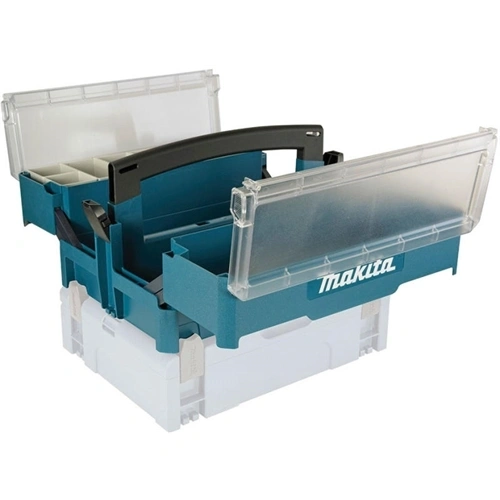 Makita MAKPAC fedeles nyitható szerszámos doboz F160310