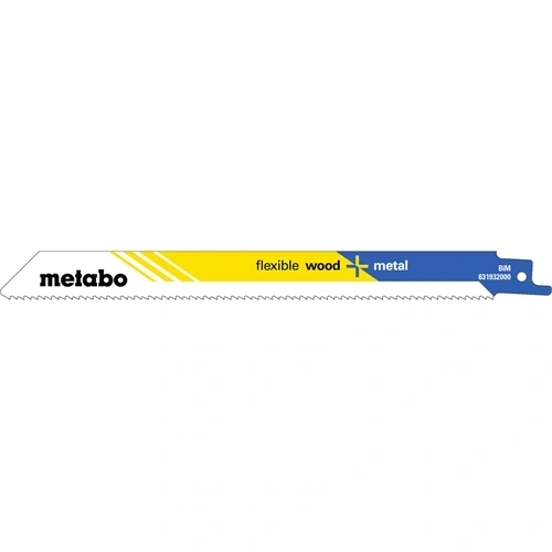 Metabo orrfűrészlap S 1022 HF flexible wood + metal 200 x 0.9 mm 200 db F164740