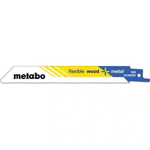 Metabo orrfűrészlap S 922 VF flexible wood + metal 150 x 0.9 mm 25 db F165719