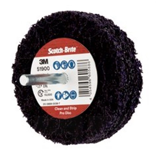 3M 51925 Scotch-Brite Clean and Strip XA-ZS Pro csapos tisztítótárcsa 100 mm x 25 mm x 6 mm S XCRS, lila F168279