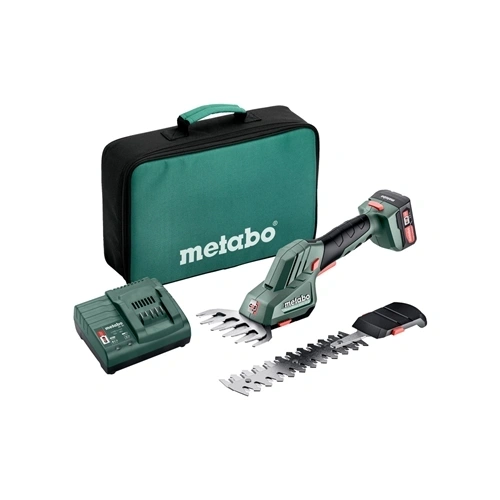 Metabo PowerMaxx SGS 12 Q akkus fűszegély és bokorvágó olló 1x2.0Ah + SC 30 töltő + vászontáska F169694