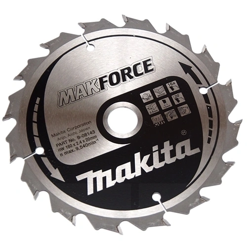 Makita körfűrészlap Makforce 160/20mm Z16 F169772