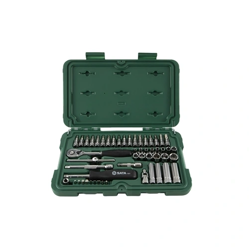 SATA dugókulcs készlet 1/4" 3.5-14mm 52 részes F170700