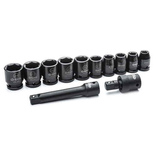 SATA gépi dugókulcs készlet 1/2" 10-24mm 12 részes F170707
