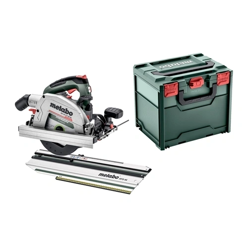 Metabo Set KS 18 LTX 66 BL akkus kézi körfűrész alapgép (akku és töltő nélkül) KSF 44 vezetősín, MetaBox F171849