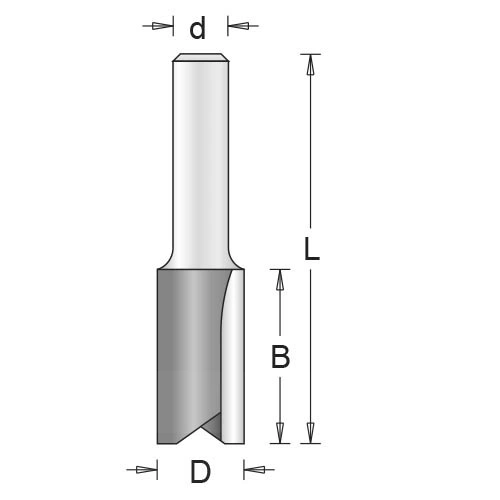 Hikoki horonymaró 6x10x32/64 egyenes F176233