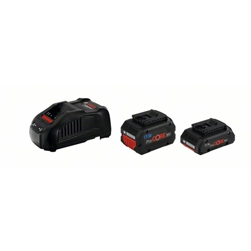 Bosch 1 x ProCORE 18V 4.0Ah + 1 x ProCORE 18V 5.5Ah akkumulátor + GAL 1880 CV gyorstöltő F178952