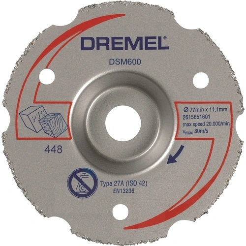 Dremel DSM20 többcélú karbid felsőmaró vágókorong (DSM600) F179994