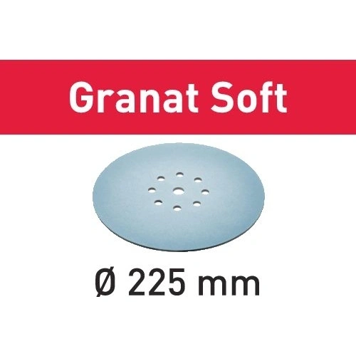 Festool Csiszolópapír STF D225 P150 GR S/25 Granat Soft (25 db/doboz) F181577