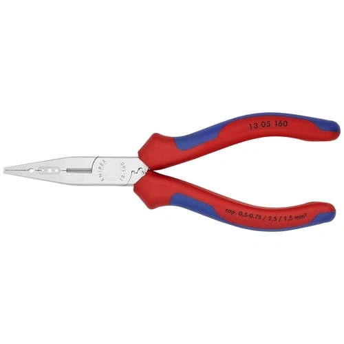 Knipex huzalcsupaszító fogó krómozott, többkomponensű nyél 160 mm F181870