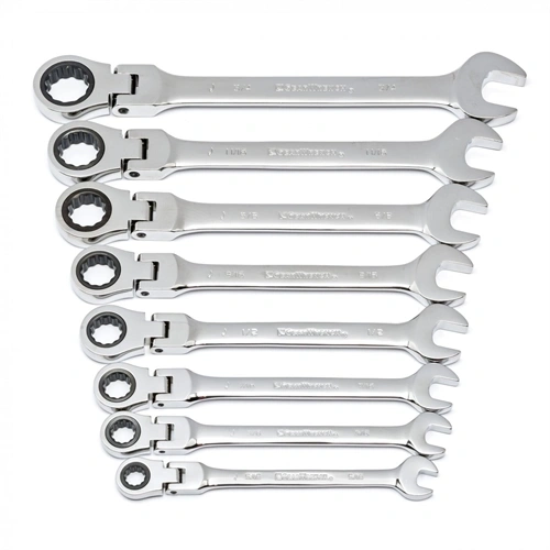 Gearwrench csuklós racsnis csillag-villáskulcs készlet 5/16-3/4 8 részes T F182908