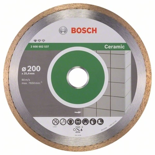 Bosch vágókorong, gyémánt 200x1.6x25.4 mm csempe F186366