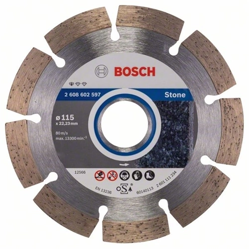 Bosch vágókorong, gyémánt 115x1.6x22.23 mm kő F186377