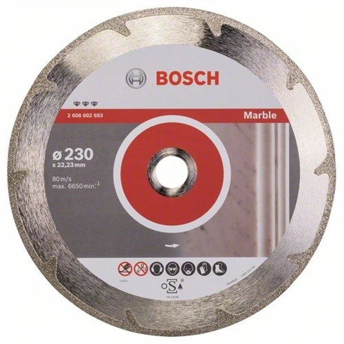 Bosch vágókorong, gyémánt 230x2.2x22.23 mm márvány F186462
