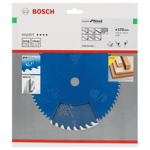 Bosch körfűrészlap 170x30/40 Expert for Wood F187420