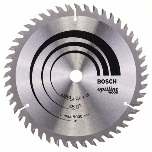 Bosch körfűrészlap 184x16/48 Optiline Wood F187612