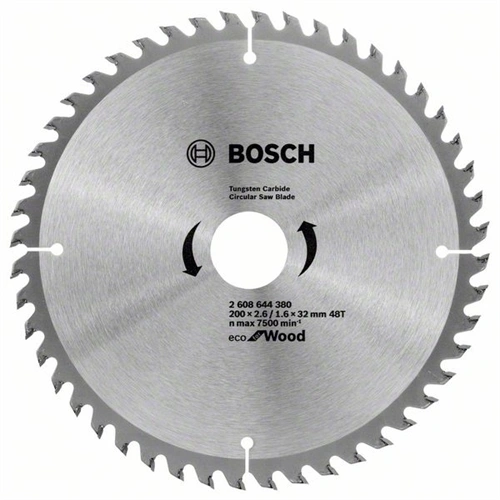 Bosch körfűrészlap 200x32/48 ECO for Wood F187679