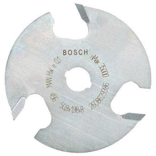 Bosch keményfém tárcsás horonymaró (három vágóél) 50x2.0 d:8 mm F187736