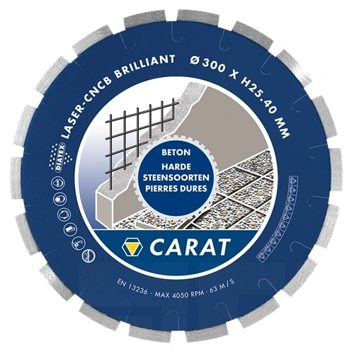 Carat gyémánt vágókorong 400x25.4mm beton F188966