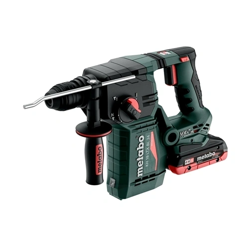 Metabo KH 18 LTX BL 24 akkus kombikalapács 18V 2x LiHD, töltő ASC 55, metaBOX 165 L F191363
