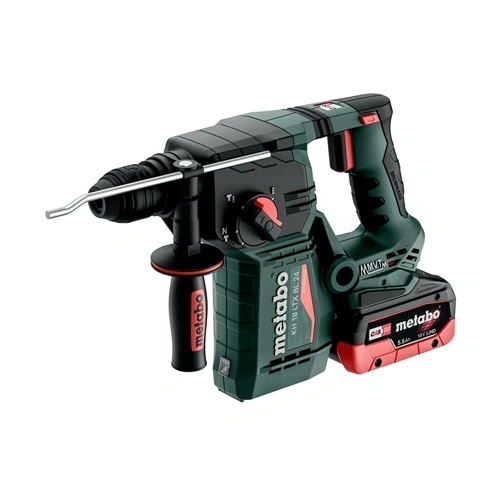 Metabo KH 18 LTX BL 24 akkus kombikalapács 18V 2x LiHD, töltő ASC 145, metaBOX 165 L F191365