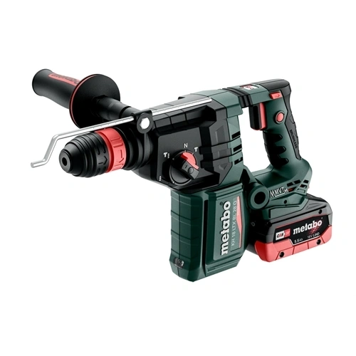 Metabo KH 18 LTX BL 28 Q akkus kombikalapács 18V 2x LiHD, töltő ASC 145 + Quick cseretokmány, metaBOX 165 L + AJÁNDÉK akkuval F191369