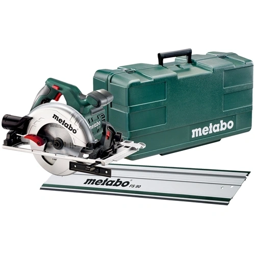 Metabo KS 55 FS Set kézi körfűrész + FS 80 vezetősín, koffer 1200W F191455
