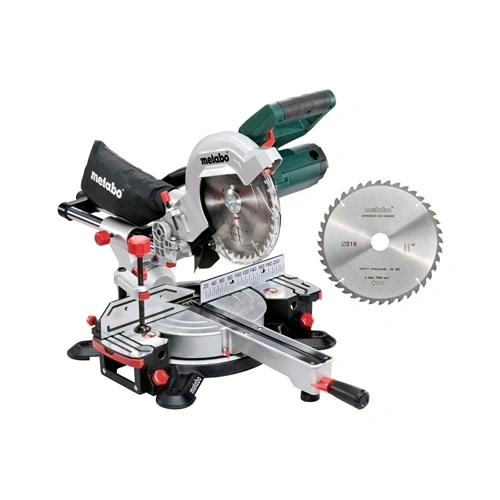 Metabo KGSV 216 M Set fejezőfűrész + fűrészlap, karton 1700W F191462