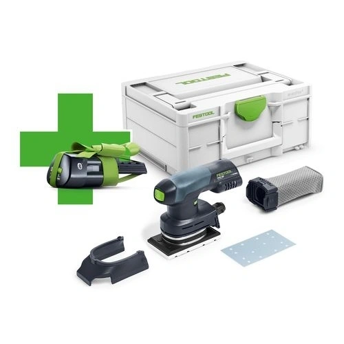 Festool RTSC 400-Basic-ERGO akkus vibrációs csiszoló + ajándék akku (töltő nélkül) F191998