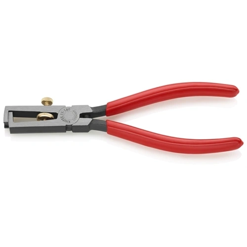 Knipex huzalcsupaszító fogó feketére foszfátozott, mártott nyél 160 mm F193081