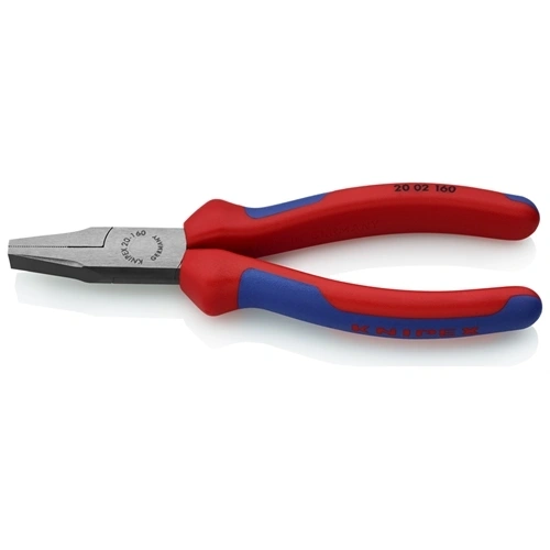Knipex laposfogó többkomponensű nyél, feketére foszfátozott 160 mm F193290
