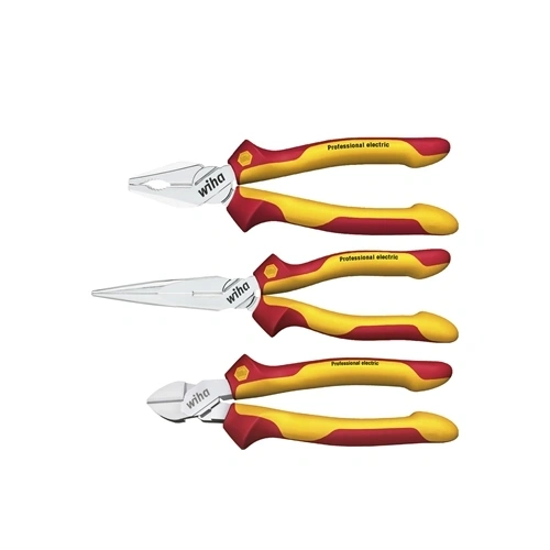 Wiha Professional electric fogókészlet Egytemes, telefon- és oldalcsípő fogó, 3 részes (26852) F194225