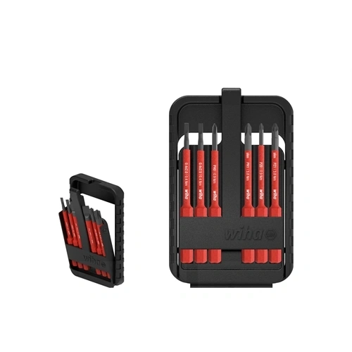 Wiha slimBit electric bitkészlet lapos, Phillips, Pozidriv 6 részes, slimBit-Box-szal (43160) F195873