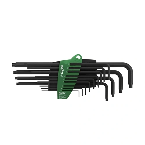 Wiha L-kulcs készlet ProStar tartóban TORX 13 részes fekete oxidált, bliszteres csomagolásban (24852) F195977